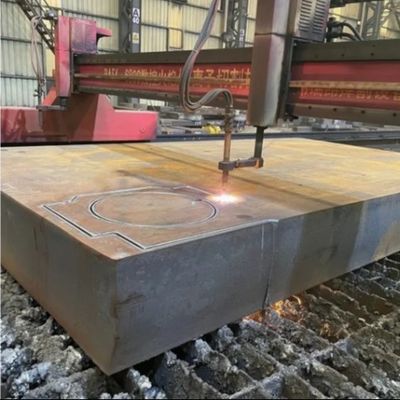 Q355B Processus de soudage des plaques d'acier au carbone sur mesure Poids unique 100 tonnes